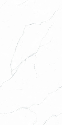 160*320/1.2 White Thin Lines Satin Спеченный камень